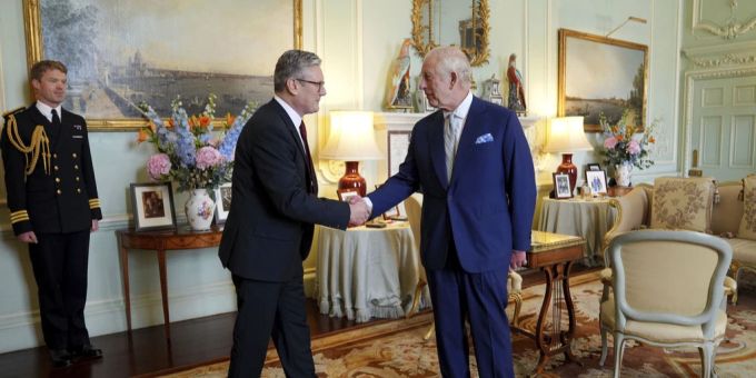 Von Charles ernannt - Keir Starmer neuer britischer Premierminister