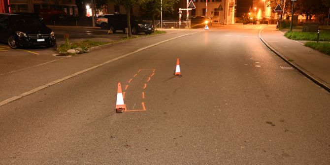 Unfallstelle Rorschach