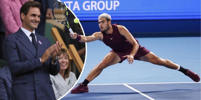 Roger Federer Carlos Alcaraz