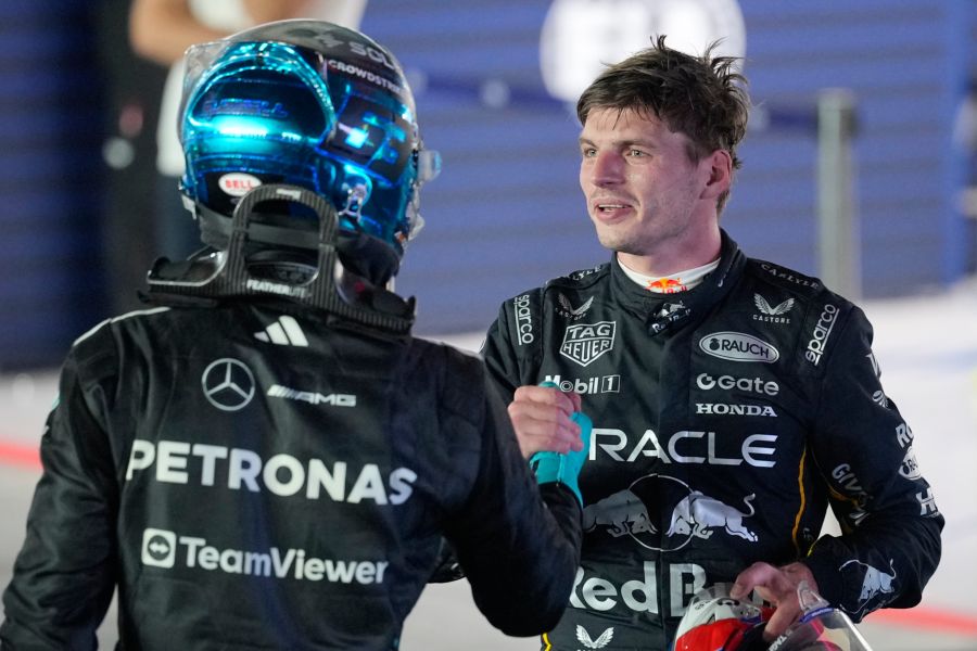 George Russell Max Verstappen
