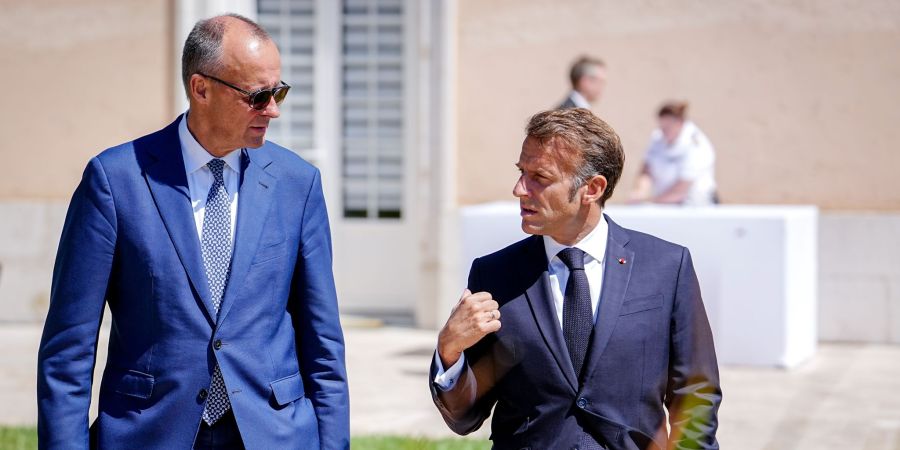 Friedrich Merz und Emmanuel Macron