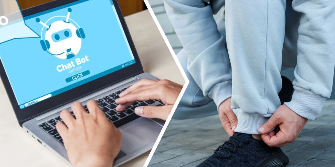 Trainerhosen Arbeit Chatbot
