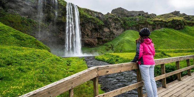 Wasserfall, Island