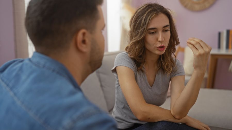 Mann, Frau, Gespräch