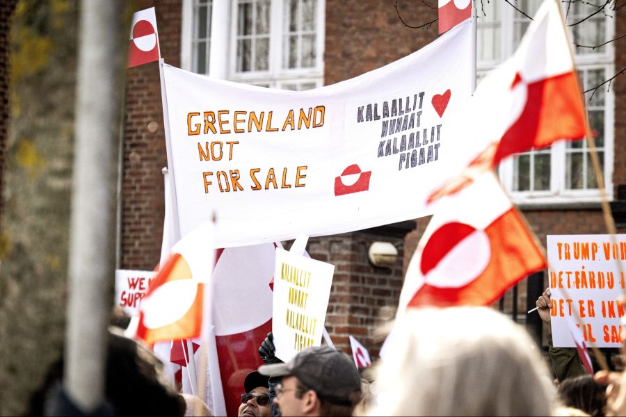 trump grönland protest