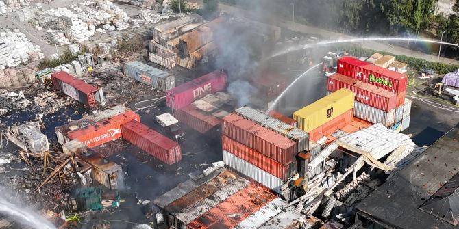 Grossbrand in Hamburg