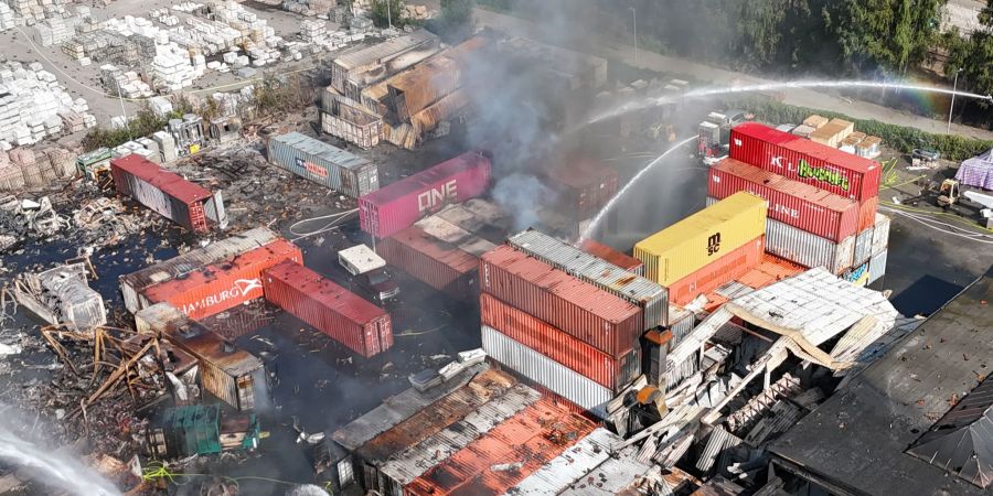 Grossbrand in Hamburg