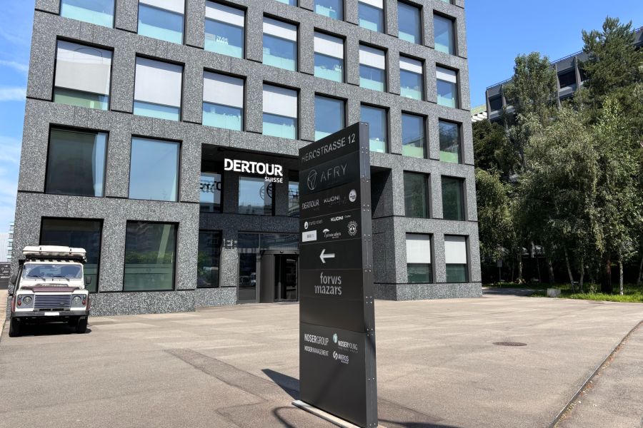 Der Hauptsitz von Dertour Suisse in Zürich-Altstetten.