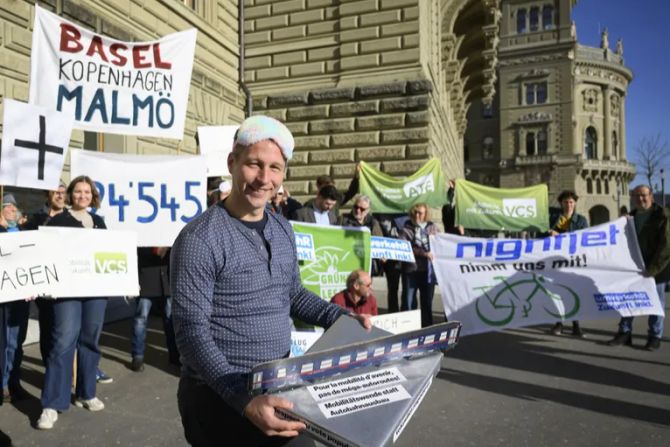 Nachtzug Petition Übergabe