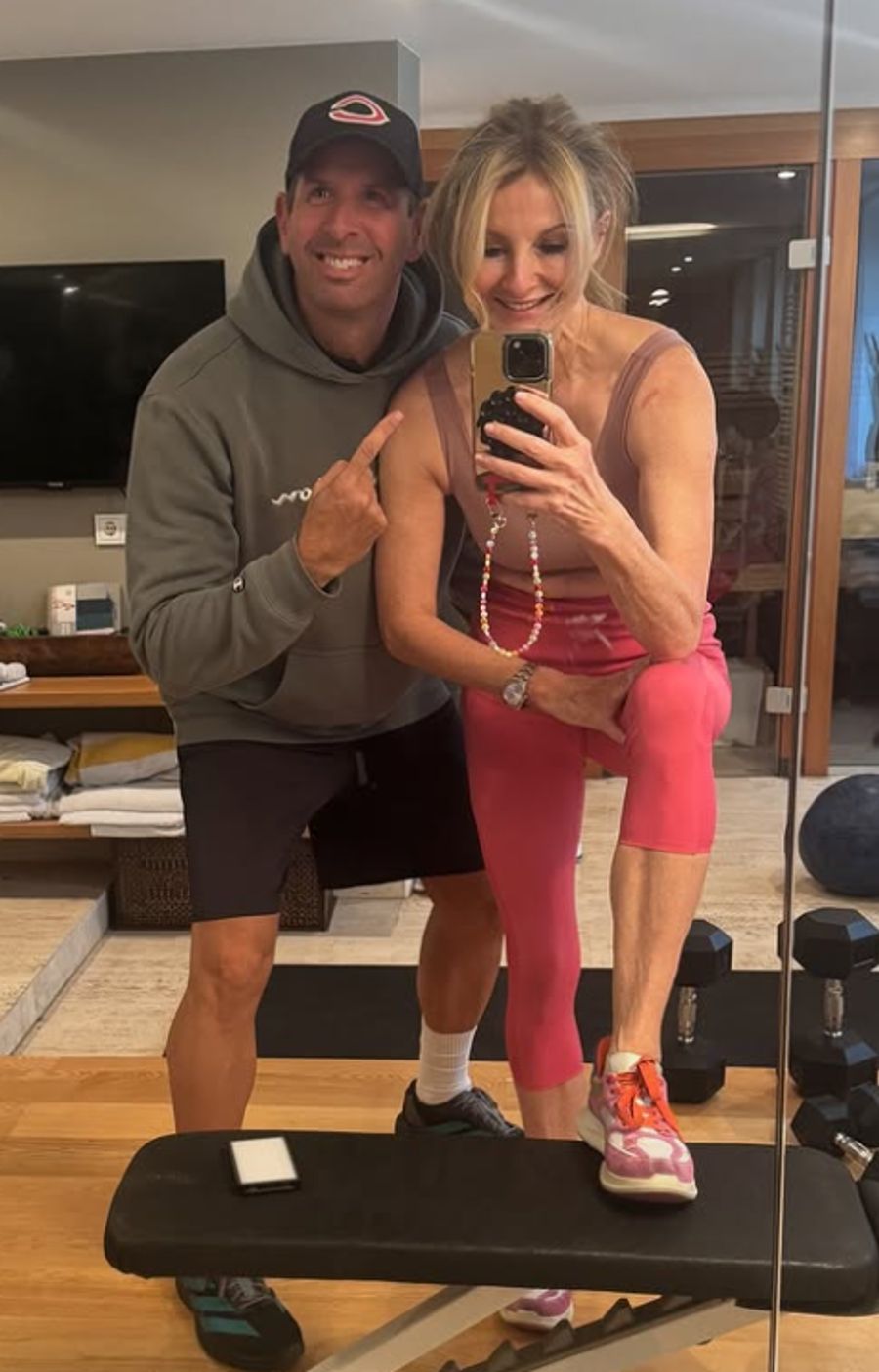 Die RTL-Moderatorin und ihr Personaltrainer.