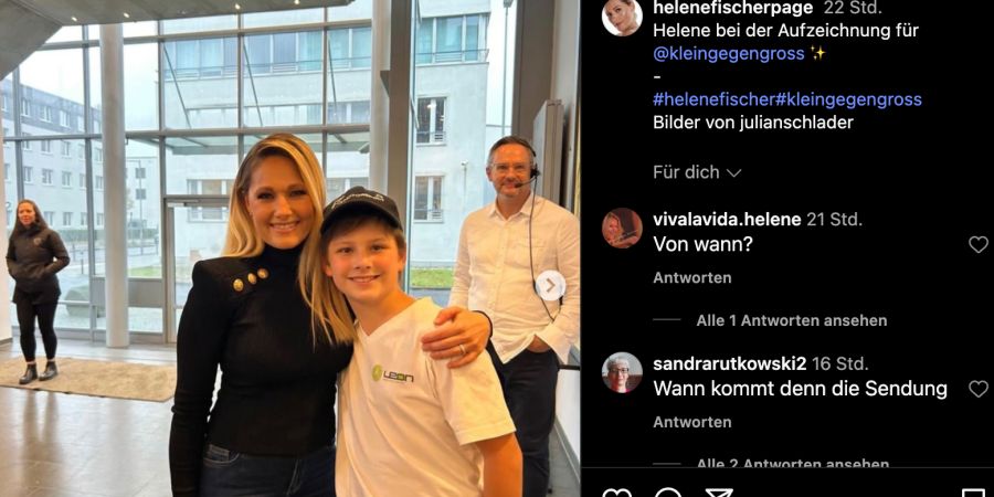 helene fischer babypause