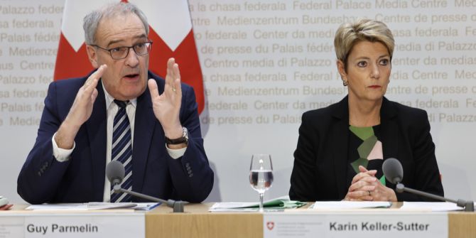 Parmelin Keller-Sutter Donald Trump
