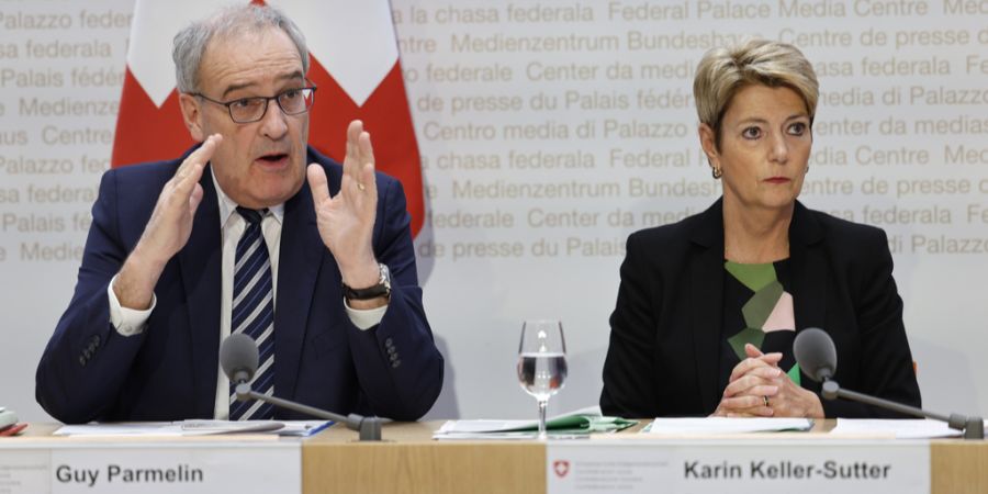 Parmelin Keller-Sutter Donald Trump