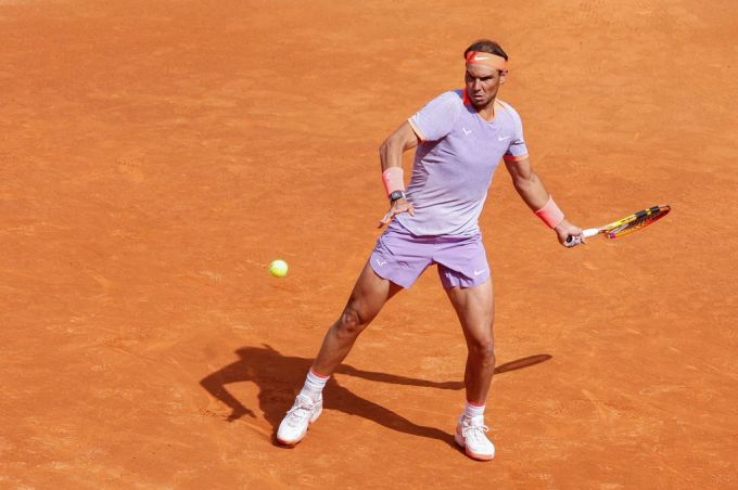 Rafael Nadal macht das Publikum in Madrid weiter glücklich. Rafael Nadal
