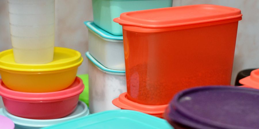 tupperware, bunt, küche