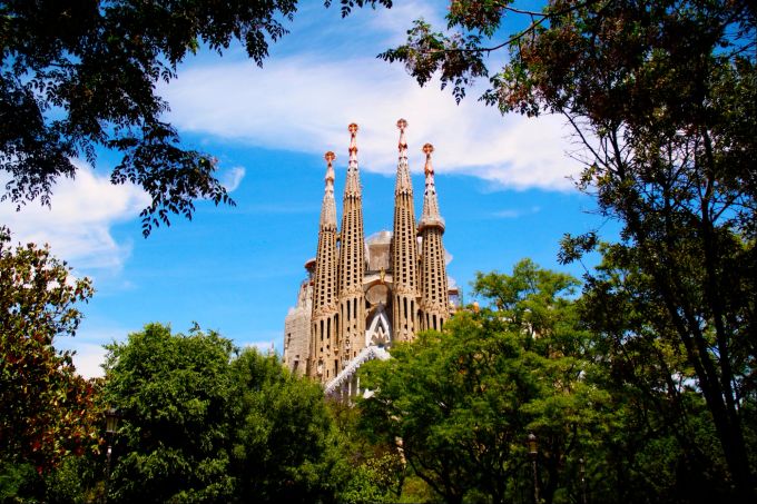 Die Sagrada Família in Barcelona. Sagrada Família