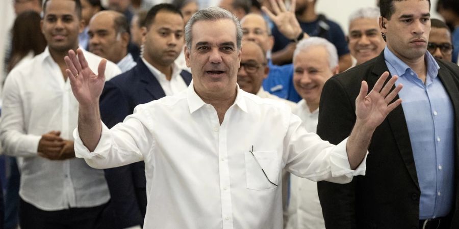 Dominikanischer Präsident Luis Abinader in Santo Domingo