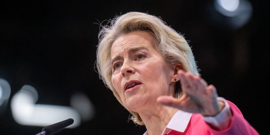 Schliesst eine Kooperation mit der rechtskonservativen EKR-Fraktion nicht ausgeschlossen: Ursula von der Leyen.