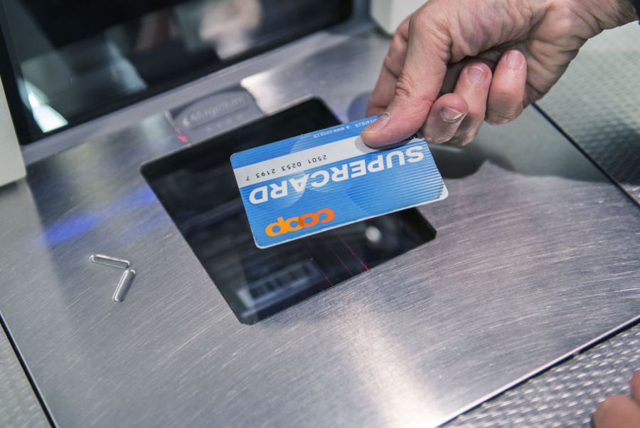 Auch die Supercard muss oder kann selber eingescannt werden.