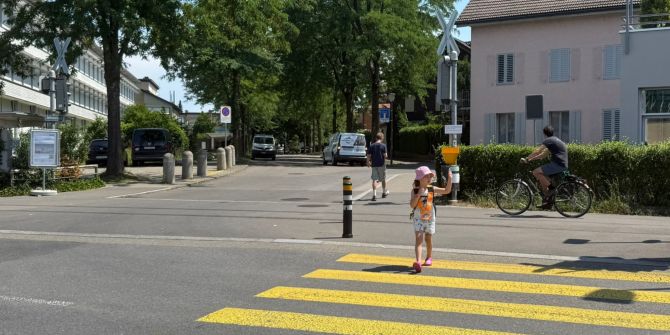 Mädchen auf Nachhause-Weg