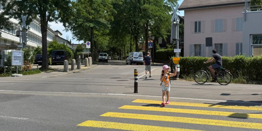 Mädchen auf Nachhause-Weg