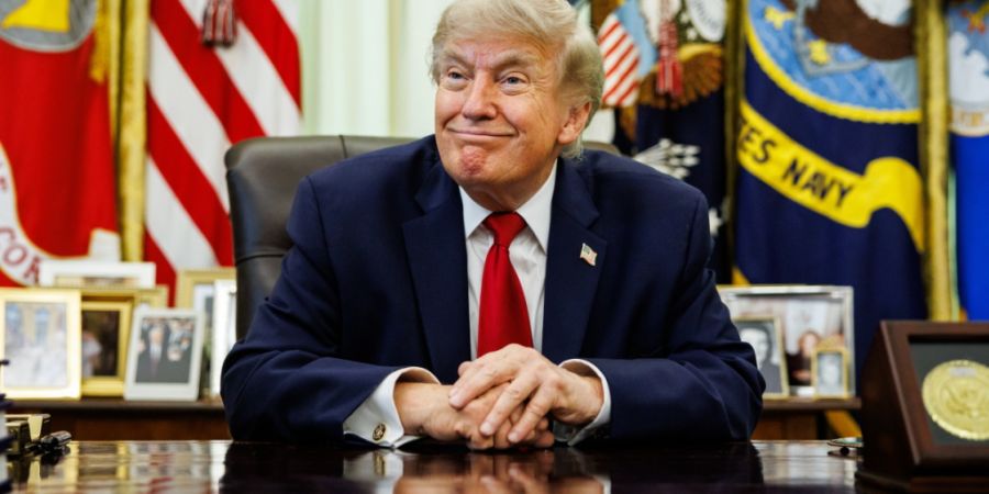 Seit Amtsantritt sprudeln US-Präsident Donald Trumps Gewinne durch Krypto-Geschäfte. (Archivbild)