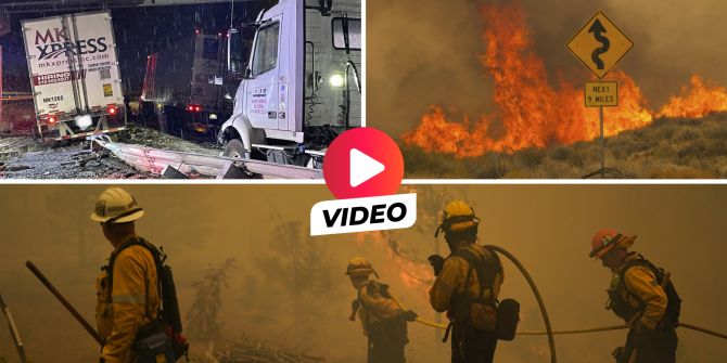 Feuer Nevada Evakuierungen