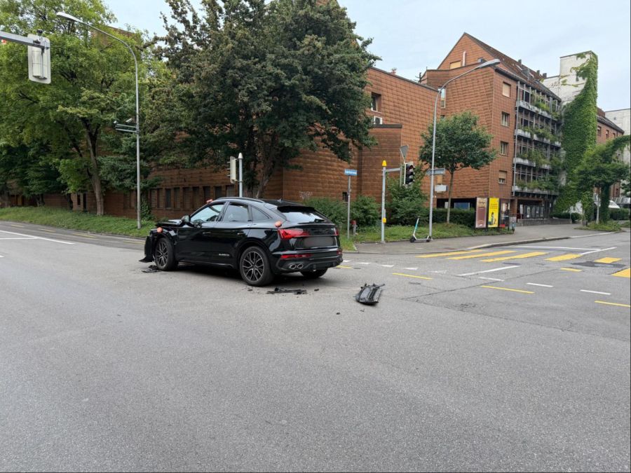 Beim Unfall wurde niemand verletzt.