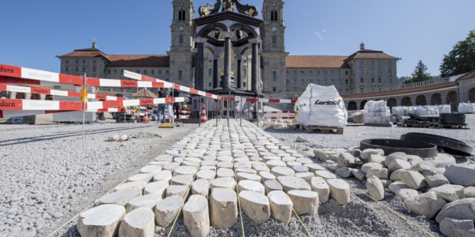 Klosterplatz in Einsiedeln