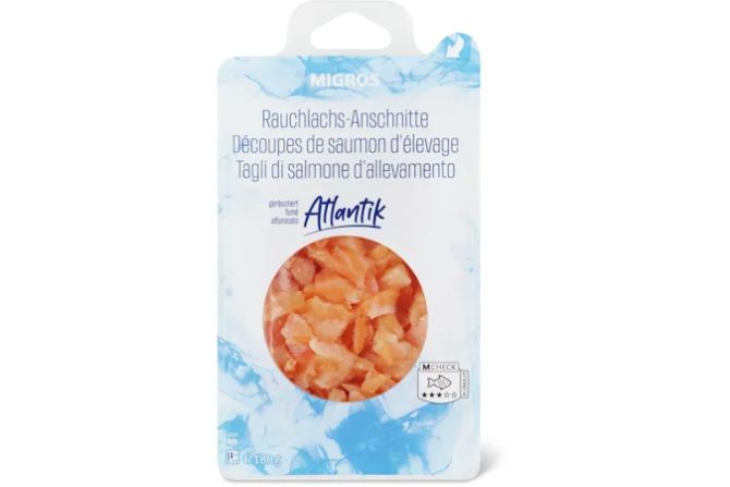 Rauchlachs-Anschnitte