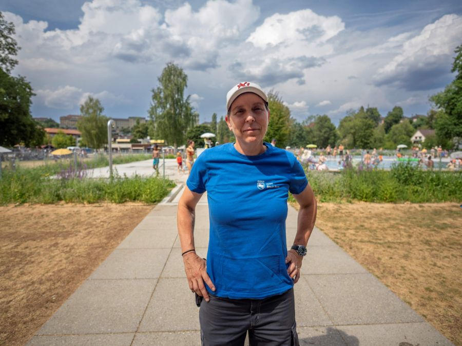 Sylvie Schönbauer, stellvertretende Anlagenchefin des Marzili.