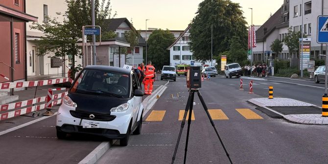 Kind Brüttisellen Unfall