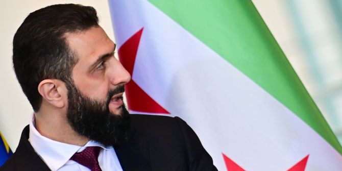 Der syrische Übergangspräsident Ahmed al-Scharaa.