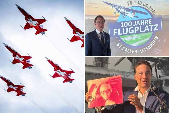 Die Jubiläumswoche «100 Jahre Flughafen St. Gallen-Altenrhein» ist eröffnet.
