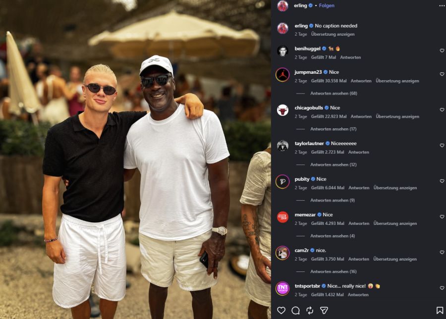 Erling Haaland Michael Jordan