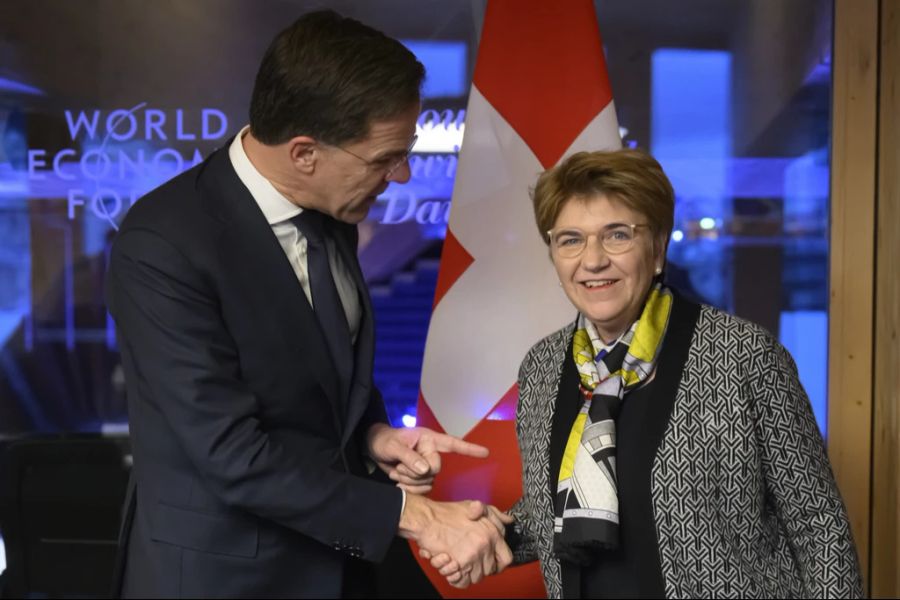 Am WEF sprach Amherd ausserdem auch mit NATO-Generalsekretär Mark Rutte.