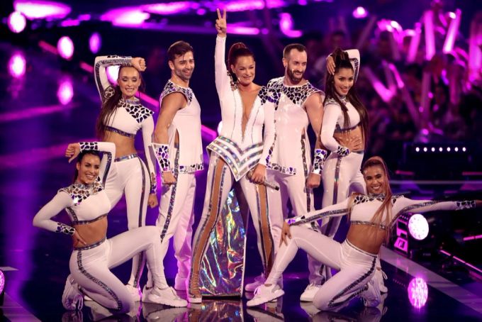 Andrea Berg geht 2025 auf grosse Arena-Tour. (Archivbild) Andrea Berg Tänzer Bühne