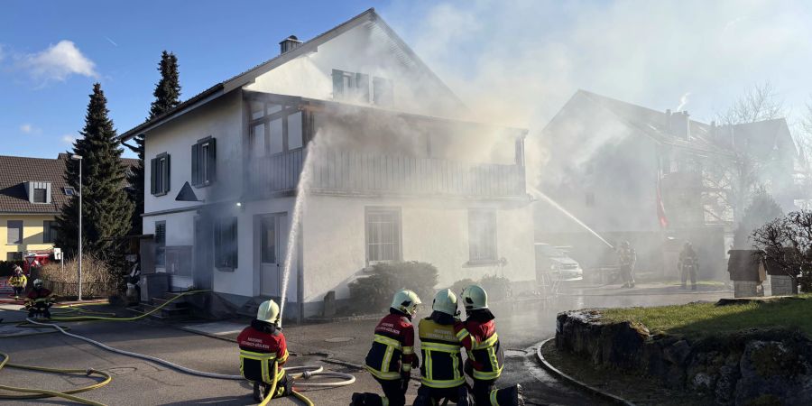 Brand von Dorfladen.