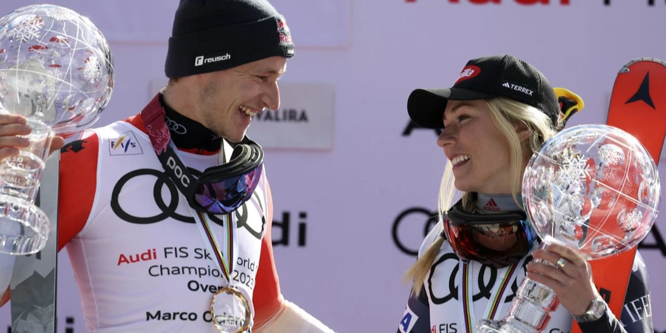 Marco Odermatt Reacts to Mikaela Shiffrin’s 100th World Cup Win Record