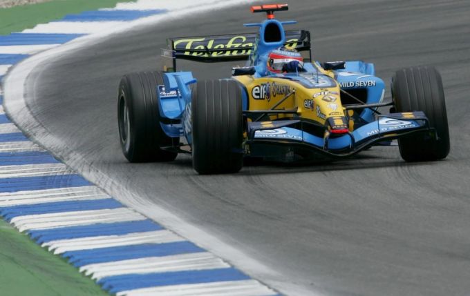 2005 holte Fernando Alonso im letzten V10-Jahr der Formel 1 seinen ersten WM-Titel. Fernando Alonso F1 2005