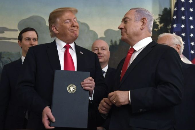 Benjamin Netanjahu bezeichnete Trumps Vorstellungen für den Gaza-Streifen als «bemerkenswert». Trumps Trump Netanjahu