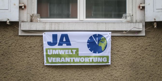 Umweltverantwortungsinitiative Abstimmungssonntag