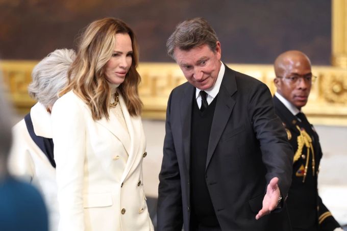 Wayne Gretzky und seine Frau Janet. Wayne Gretzky