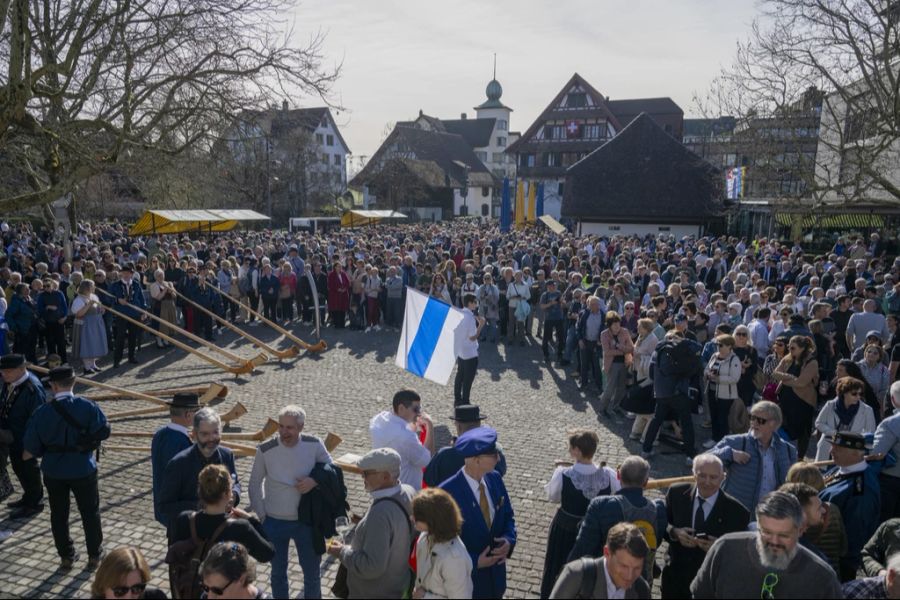 Baar ZG war in Festlaune.