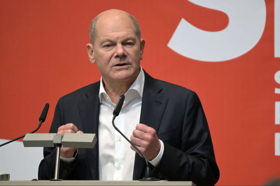 «Fritze Merz erzählt gern Tünkram», sagte Olaf Scholz im ZDF-«heute journal» über Kanzlerkandidat Friedrich Merz.