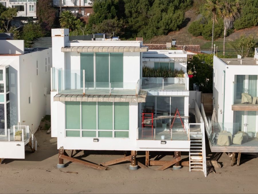 Die 8-Millionen-Franken-Villa an der Beachfront in Malibu sah einst so aus.