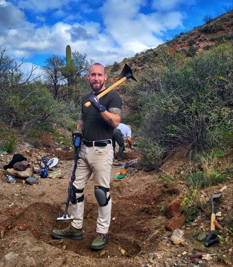 Patrick Süss reiste zu Beginn des Jahres nach Arizona, um nach Gold zu suchen – mit Erfolg!