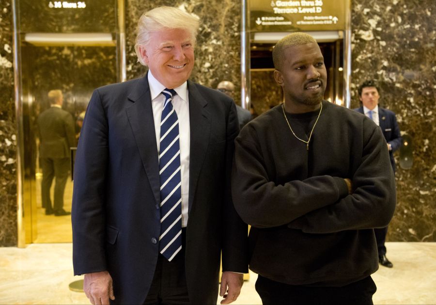 Rapper Kanye West traf Trump mehrmals. (Archivbild)