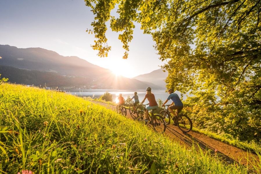Veloferien eignen sich besonders gut für aktive Familien.