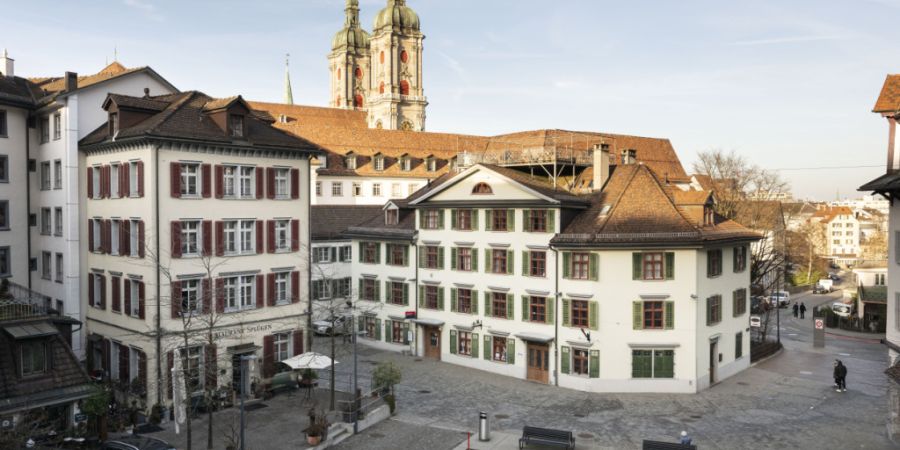 Beim Pic-o-Pello-Platz in St. Gallen befinden sich mit der Kellerbühne und dem Theater Trouvaille zwei Spielorte des Nordklang-Festivals. (Archivbild)